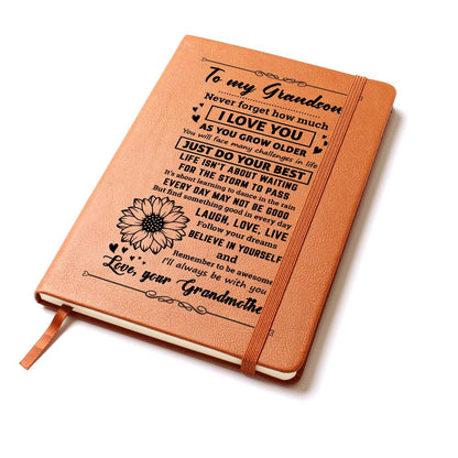 Jewelry Grandson Gift From Grandmother, "Never Forget", Graphic Journal