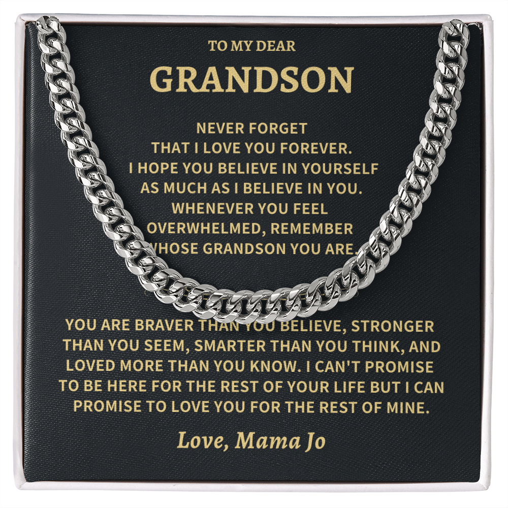 Jewelry grandson, mama jo grandson, mama jo