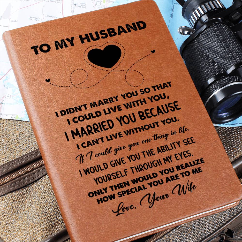 Jewelry Husband Gift From Wife, "The Special One", Graphic Journal