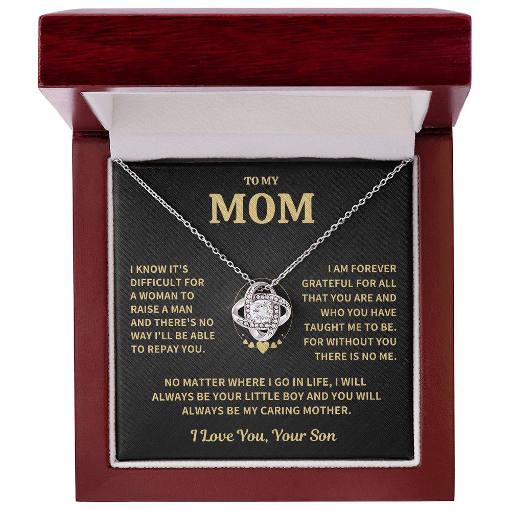 Jewelry Mom Gift-Forever Grateful-From Son Mom Gift-Forever Grateful-From Son