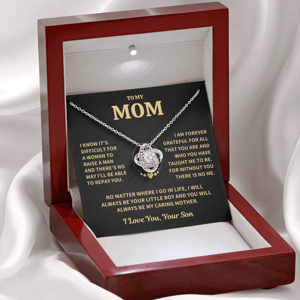 Jewelry Mom Gift-Forever Grateful-From Son Mom Gift-Forever Grateful-From Son