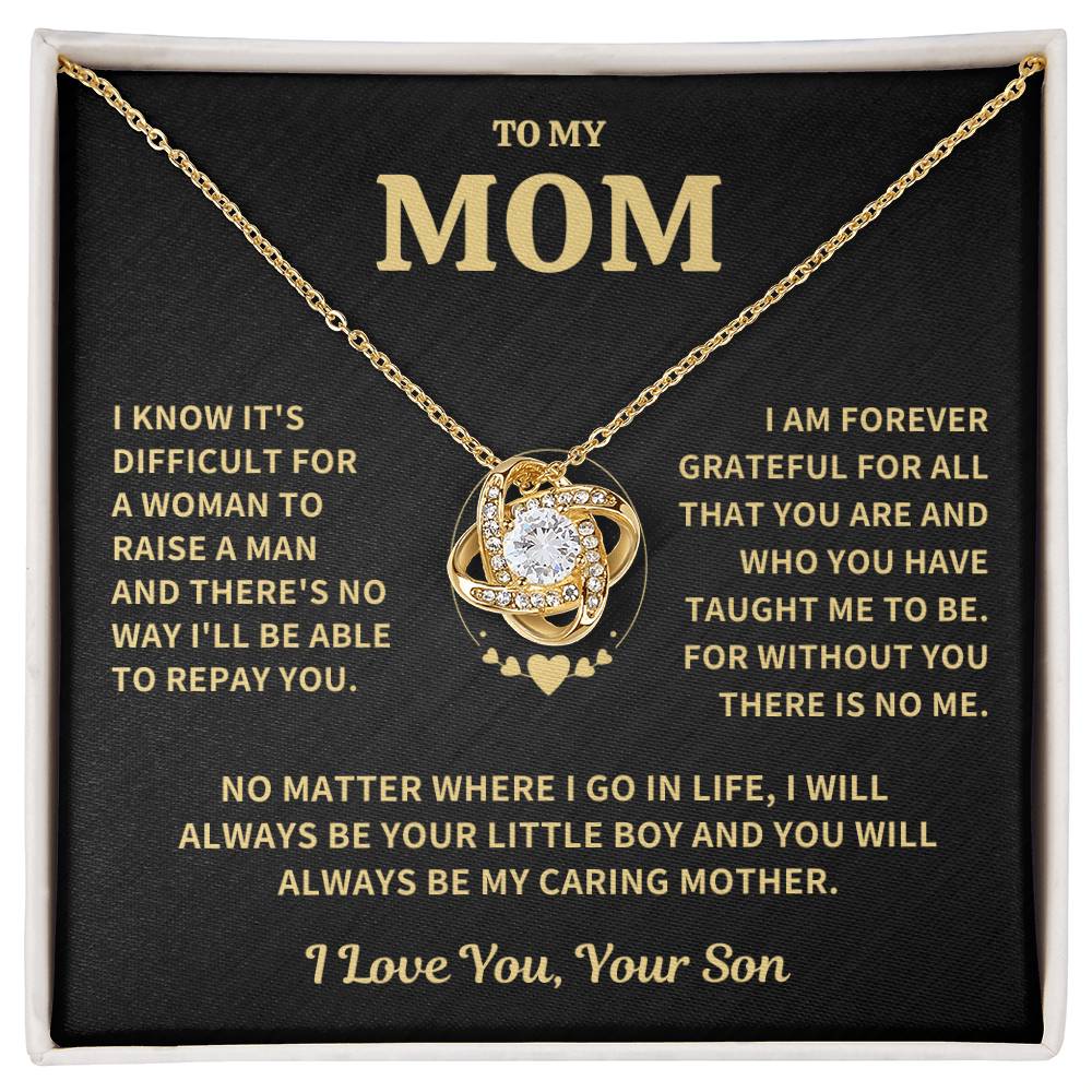 Jewelry Mom Gift-Forever Grateful-From Son Mom Gift-Forever Grateful-From Son