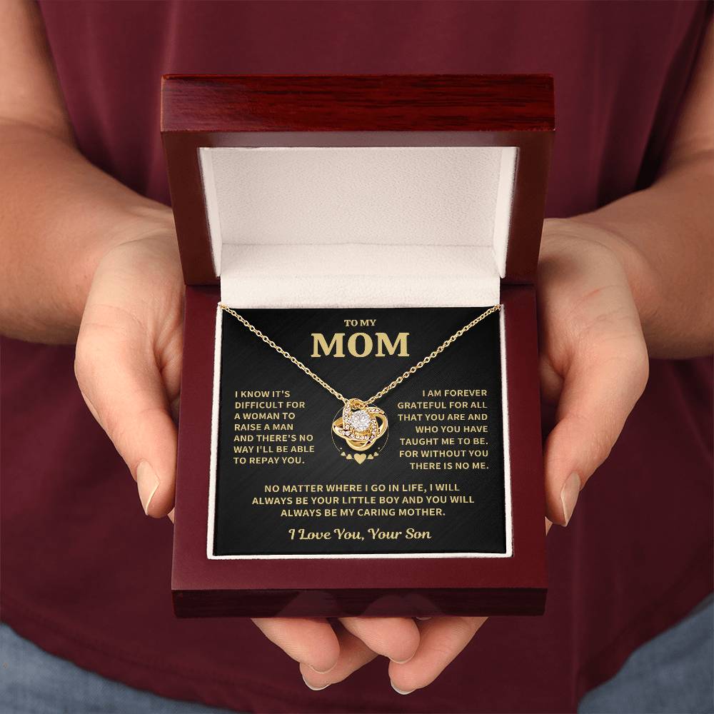 Jewelry Mom Gift-Forever Grateful-From Son Mom Gift-Forever Grateful-From Son