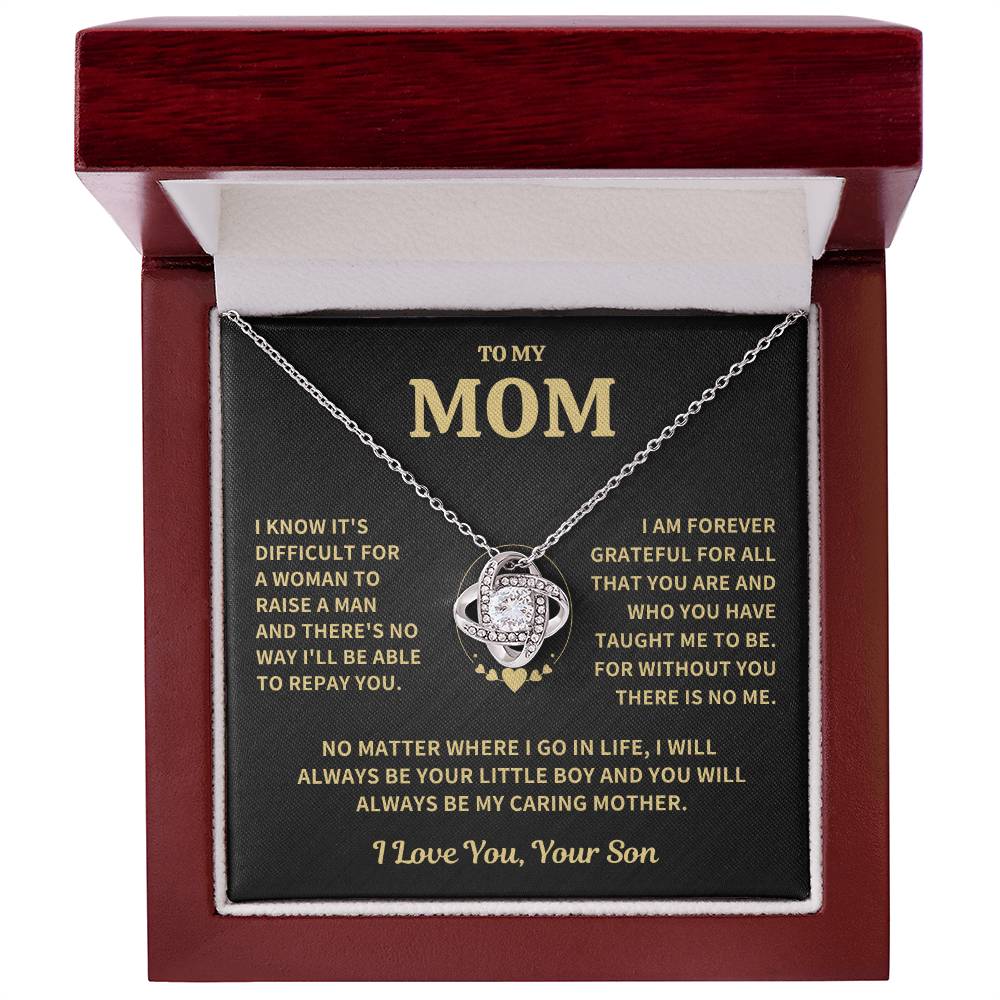 Jewelry Mom Gift-Forever Grateful-From Son