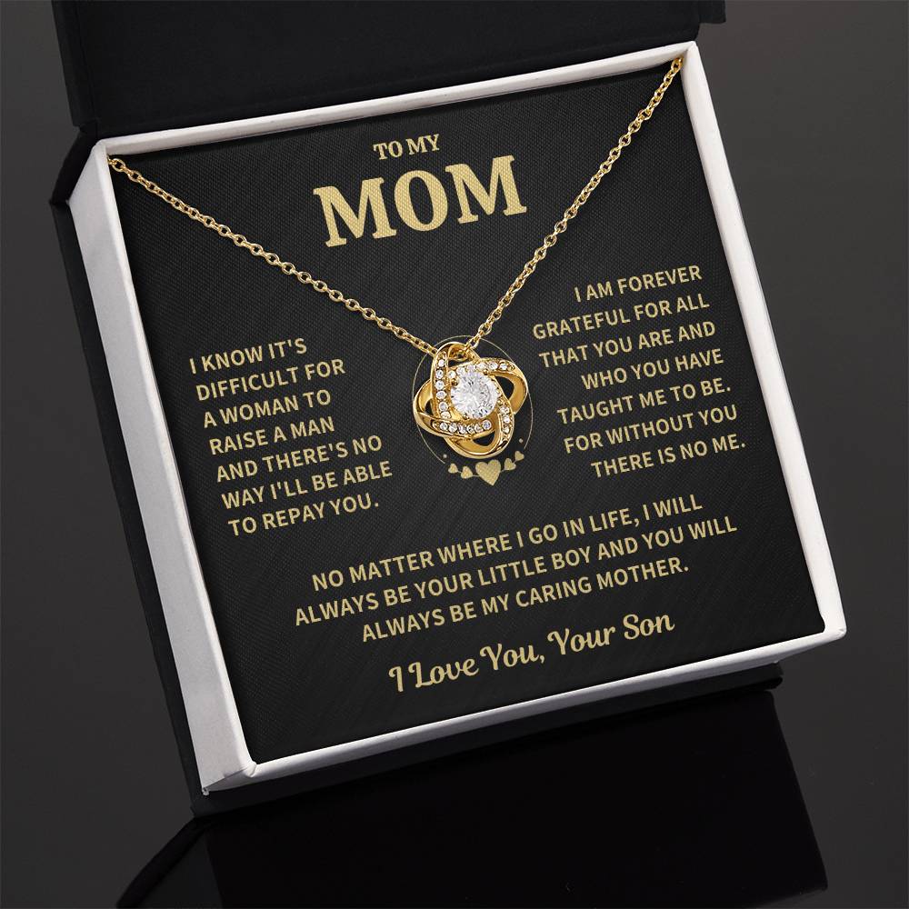 Jewelry Mom Gift-Forever Grateful-From Son