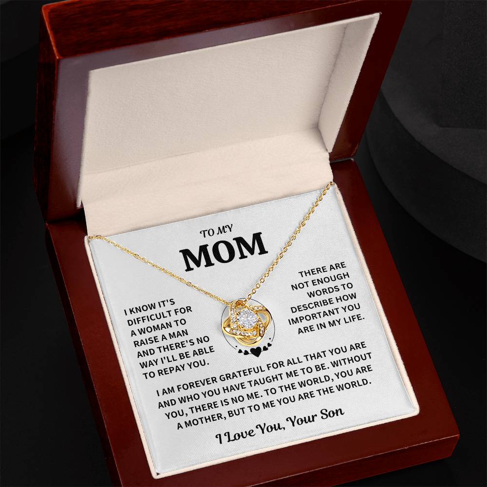 Jewelry Mom Gift-From Son-Forever Grateful