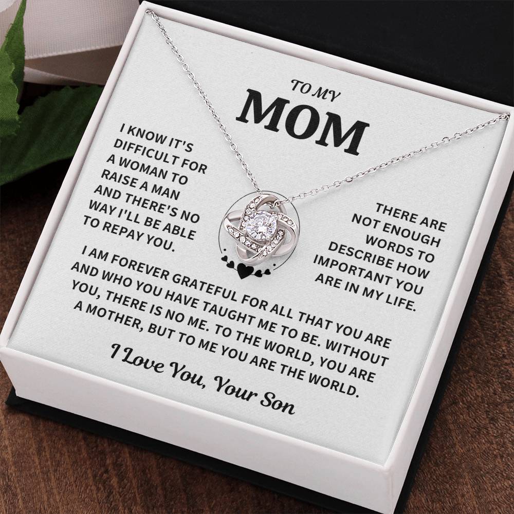 Jewelry Mom Gift-From Son-Forever Grateful