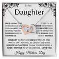 Jewelry Mother's Day Gift, "Beautiful Chapters", Interlocking Hearts Necklace Mother's Day Gift, "Beautiful Chapters", Interlocking Hearts Necklace
