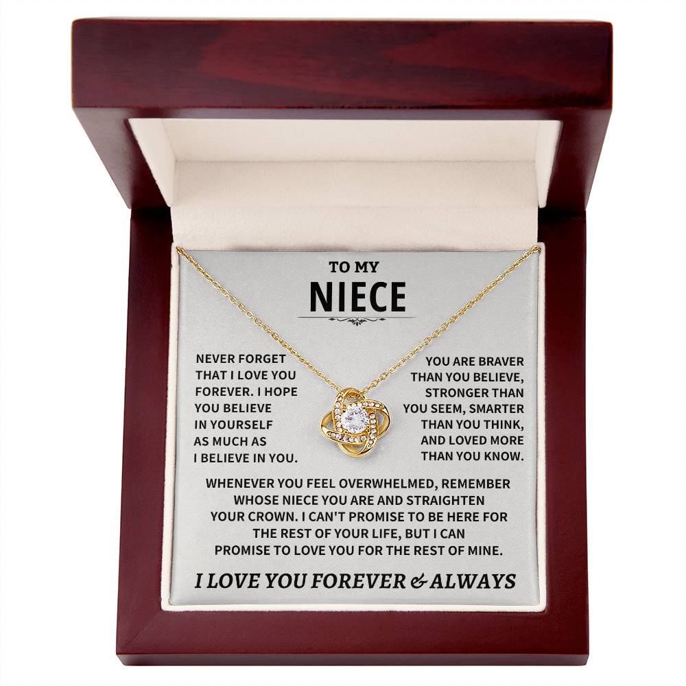 Jewelry Niece gift, "Never Forget That I Love You" Niece gift, "Never Forget That I Love You"
