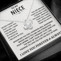 Jewelry Niece gift, "Never Forget That I Love You" Niece gift, "Never Forget That I Love You"