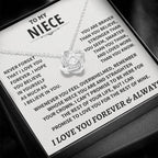 Jewelry Niece gift, "Never Forget That I Love You" Niece gift, "Never Forget That I Love You"