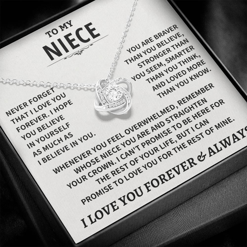 Jewelry Niece gift, "Never Forget That I Love You" Niece gift, "Never Forget That I Love You"