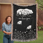 Blankets Personalized Bear Family Woven Blanket – Custom Name Mom Bear Throw, We Love You Gift from Kids Personalized Bear Family Woven Blanket – Custom Name Mom Bear Throw, We Love You Gift from Kids