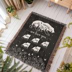 Blankets Personalized Bear Family Woven Blanket – Custom Name Mom Bear Throw, We Love You Gift from Kids Personalized Bear Family Woven Blanket – Custom Name Mom Bear Throw, We Love You Gift from Kids