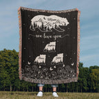 Blankets Personalized Bear Family Woven Blanket – Custom Name Mom Bear Throw, We Love You Gift from Kids Personalized Bear Family Woven Blanket – Custom Name Mom Bear Throw, We Love You Gift from Kids