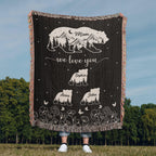 Blankets Personalized Bear Family Woven Blanket – Custom Name Mom Bear Throw, We Love You Gift from Kids Personalized Bear Family Woven Blanket – Custom Name Mom Bear Throw, We Love You Gift from Kids