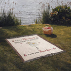 Personalized Floral Mom Throw