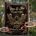 Throw Blankets Personalized Couple Woven Blanket | Till Death Do Us Part Skeleton Blanket | Custom Name Anniversary Throw |Personalized Couple Blanket Personalized Couple Woven Blanket | Till Death Do Us Part Skeleton Blanket | Custom Name Anniversary Throw |Personalized Couple Blanket