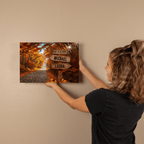 Wall Art Personalized Fall/Autumn Couple Canvas Wall Art Personalized Fall/Autumn Couple Canvas Wall Art
