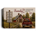 Prints Personalized Family Canvas, Custom Family Name Wall Art, Rustic Farmhouse Decor Personalized Family Canvas, Custom Family Name Wall Art, Rustic Farmhouse Decor