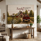 Prints Personalized Family Canvas, Custom Family Name Wall Art, Rustic Farmhouse Decor Personalized Family Canvas, Custom Family Name Wall Art, Rustic Farmhouse Decor