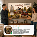 Prints Personalized Family Canvas, Custom Family Name Wall Art, Rustic Farmhouse Decor Personalized Family Canvas, Custom Family Name Wall Art, Rustic Farmhouse Decor