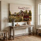 Prints Personalized Family Canvas, Custom Family Name Wall Art, Rustic Farmhouse Decor Personalized Family Canvas, Custom Family Name Wall Art, Rustic Farmhouse Decor