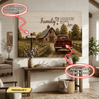 Prints Personalized Family Canvas, Custom Family Name Wall Art, Rustic Farmhouse Decor Personalized Family Canvas, Custom Family Name Wall Art, Rustic Farmhouse Decor