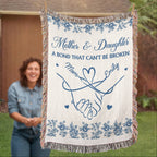Blankets Personalized Mother and Daughter Heirloom Woven Blanket – Custom Mom Gift – A Bond That Can’t Be Broken Throw Personalized Mother and Daughter Heirloom Woven Blanket – Custom Mom Gift – A Bond That Can’t Be Broken Throw
