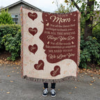 Blankets Personalized To Our Mom Woven Blanket – Custom Name Heart Family Throw, Mother’s Day Gift from Kids Personalized To Our Mom Woven Blanket – Custom Name Heart Family Throw, Mother’s Day Gift from Kids