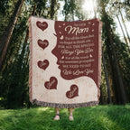 Blankets Personalized To Our Mom Woven Blanket – Custom Name Heart Family Throw, Mother’s Day Gift from Kids Personalized To Our Mom Woven Blanket – Custom Name Heart Family Throw, Mother’s Day Gift from Kids