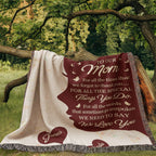 Blankets Personalized To Our Mom Woven Blanket – Custom Name Heart Family Throw, Mother’s Day Gift from Kids Personalized To Our Mom Woven Blanket – Custom Name Heart Family Throw, Mother’s Day Gift from Kids