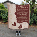 Blankets Personalized To Our Mom Woven Blanket – Custom Name Heart Family Throw, Mother’s Day Gift from Kids Personalized To Our Mom Woven Blanket – Custom Name Heart Family Throw, Mother’s Day Gift from Kids