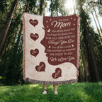 Blankets Personalized To Our Mom Woven Blanket – Custom Name Heart Family Throw, Mother’s Day Gift from Kids Personalized To Our Mom Woven Blanket – Custom Name Heart Family Throw, Mother’s Day Gift from Kids