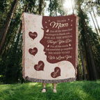 Blankets Personalized To Our Mom Woven Blanket – Custom Name Heart Family Throw, Mother’s Day Gift from Kids Personalized To Our Mom Woven Blanket – Custom Name Heart Family Throw, Mother’s Day Gift from Kids
