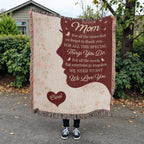 Blankets Personalized To Our Mom Woven Blanket – Custom Name Heart Family Throw, Mother’s Day Gift from Kids Personalized To Our Mom Woven Blanket – Custom Name Heart Family Throw, Mother’s Day Gift from Kids