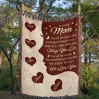 Blankets Personalized To Our Mom Woven Blanket – Custom Name Heart Family Throw, Mother’s Day Gift from Kids Personalized To Our Mom Woven Blanket – Custom Name Heart Family Throw, Mother’s Day Gift from Kids