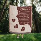Blankets Personalized To Our Mom Woven Blanket – Custom Name Heart Family Throw, Mother’s Day Gift from Kids Personalized To Our Mom Woven Blanket – Custom Name Heart Family Throw, Mother’s Day Gift from Kids