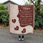 Blankets Personalized To Our Mom Woven Blanket – Custom Name Heart Family Throw, Mother’s Day Gift from Kids Personalized To Our Mom Woven Blanket – Custom Name Heart Family Throw, Mother’s Day Gift from Kids