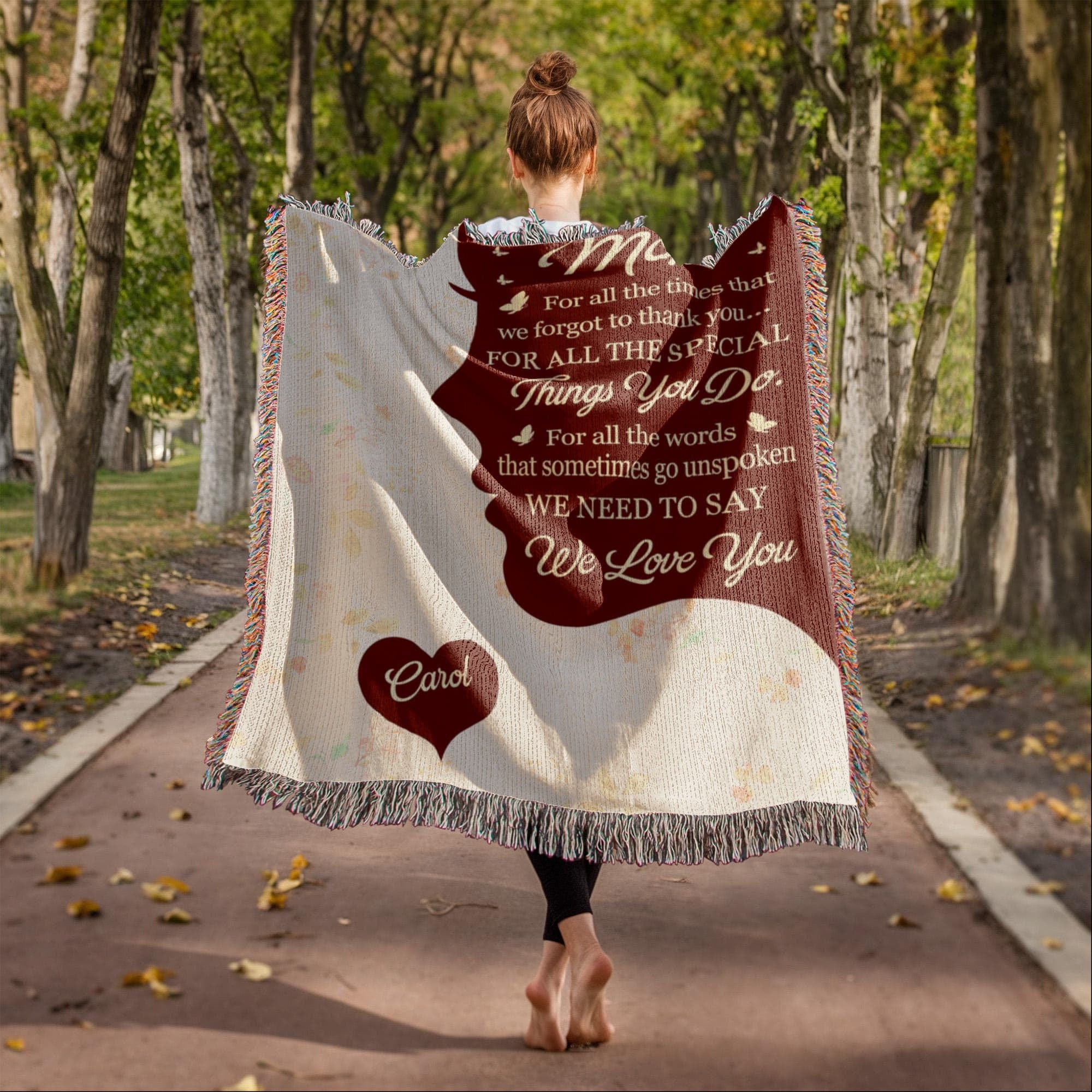 Blankets Personalized To Our Mom Woven Blanket – Custom Name Heart Family Throw, Mother’s Day Gift from Kids Personalized To Our Mom Woven Blanket – Custom Name Heart Family Throw, Mother’s Day Gift from Kids