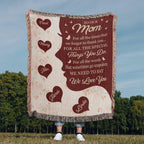Blankets Personalized To Our Mom Woven Blanket – Custom Name Heart Family Throw, Mother’s Day Gift from Kids Personalized To Our Mom Woven Blanket – Custom Name Heart Family Throw, Mother’s Day Gift from Kids