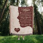 Blankets Personalized To Our Mom Woven Blanket – Custom Name Heart Family Throw, Mother’s Day Gift from Kids Personalized To Our Mom Woven Blanket – Custom Name Heart Family Throw, Mother’s Day Gift from Kids