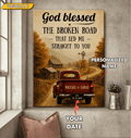 Custom Couple Names Rustic Wall Art