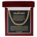 Jewelry Son Gift-Cuban Link Chain-From Dad