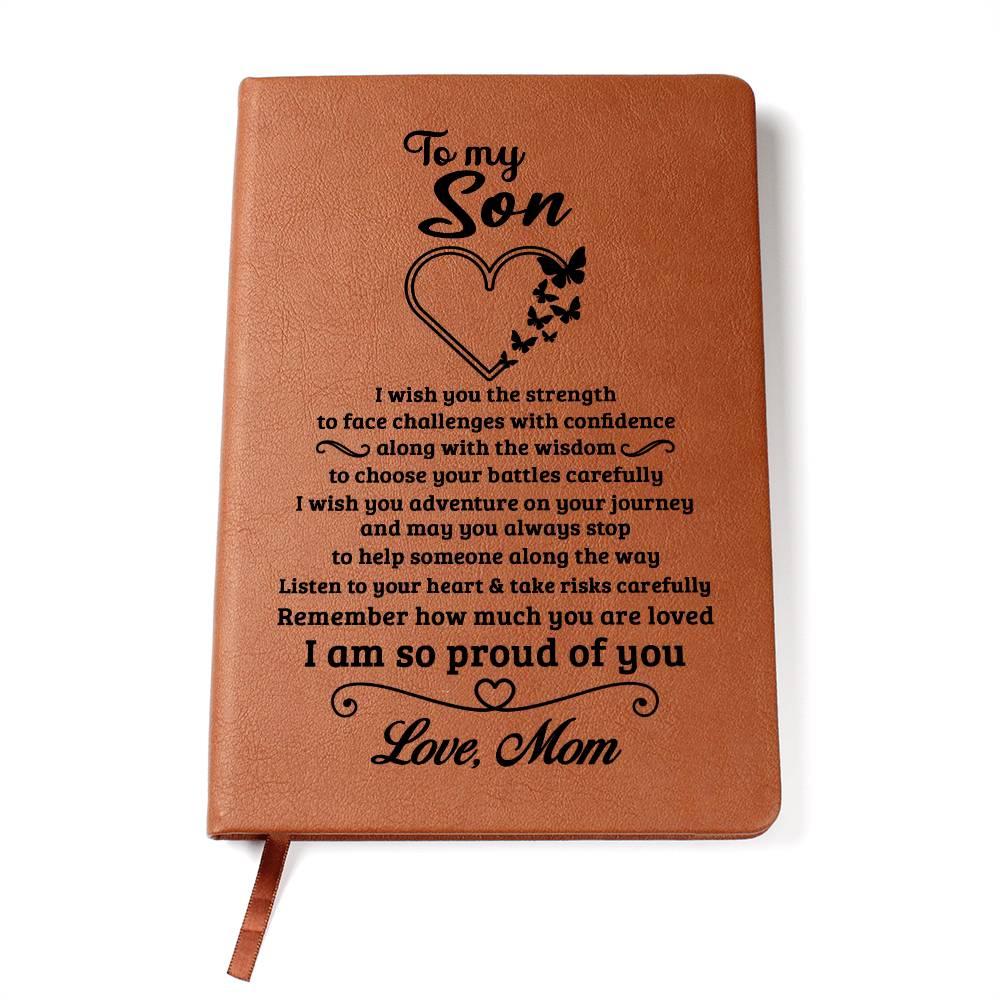 Jewelry Son Gift From Mom," Proud Of You", Graphic Journal