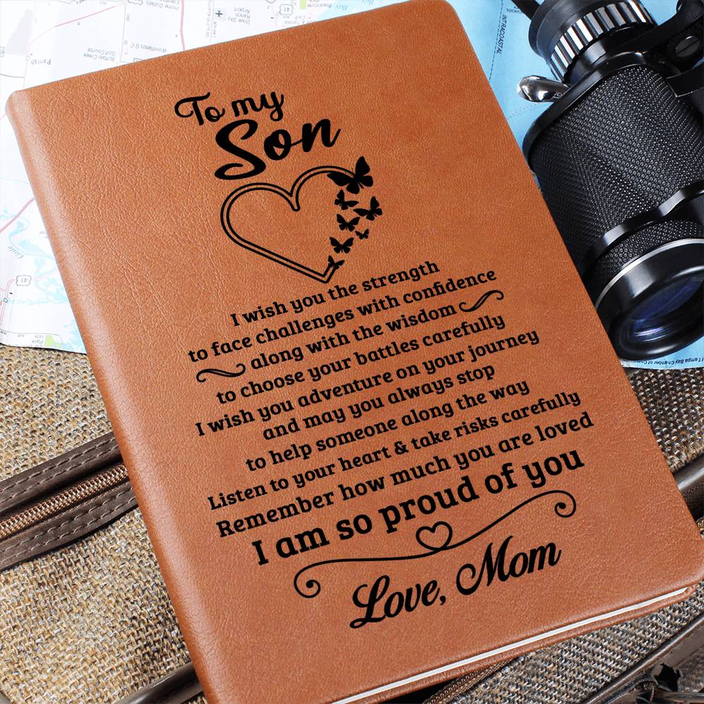 Jewelry Son Gift From Mom," Proud Of You", Graphic Journal