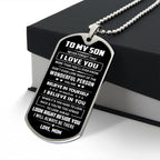 Jewelry Son Gift- Right Beside You