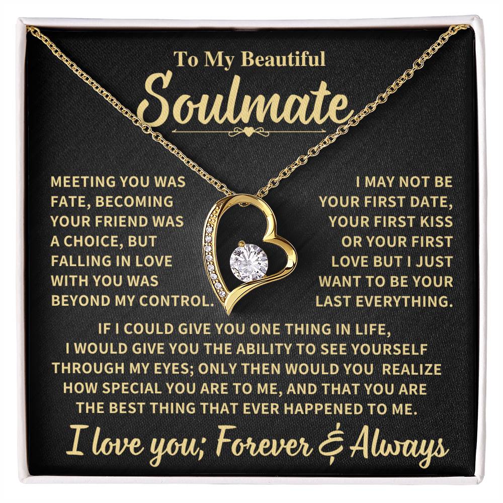 Jewelry Soulmate Gift-Forever & Always Soulmate Gift-Forever & Always