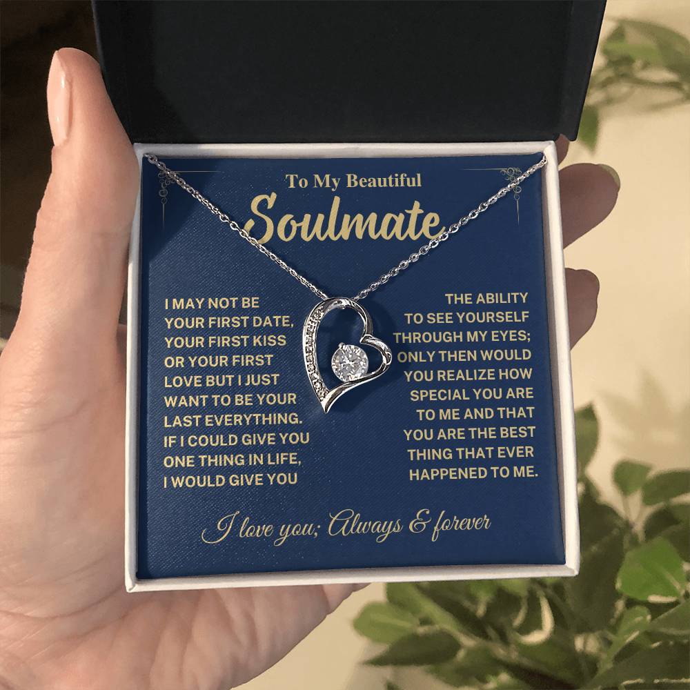 Jewelry Soulmate Gift-Forever Love Necklace