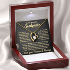 Jewelry To My Beautiful Soulmate Gift, "Forever & Always", Heart Necklace To My Beautiful Soulmate Gift, "Forever & Always", Heart Necklace